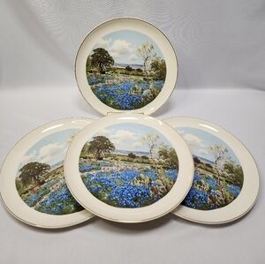 Texas Bluebonnets by Purfirio Salinas 1952 Dashby Kilns West, Texas 1st Edition